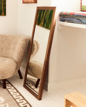 Long Mirror - Dark Oak