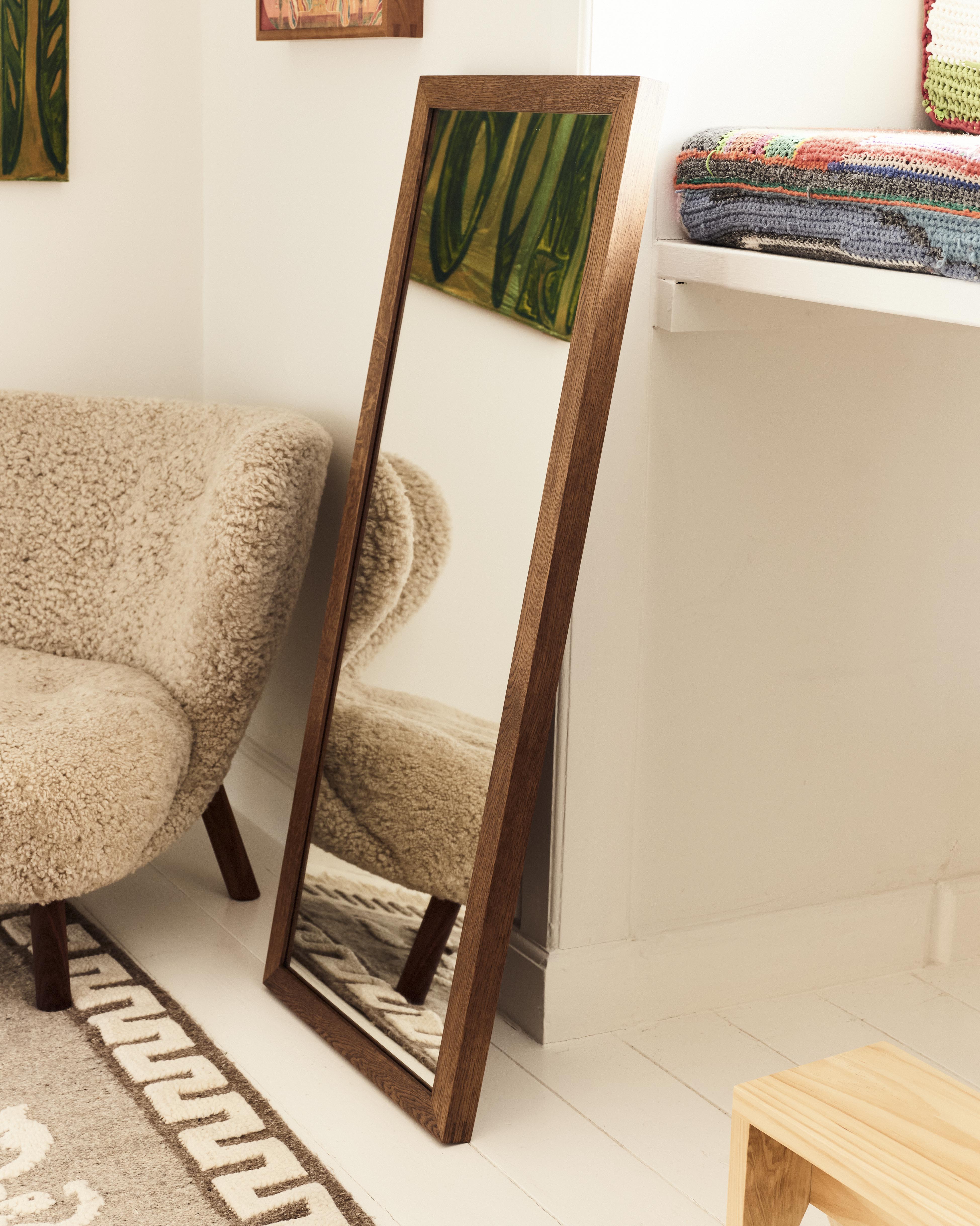 Long Mirror - Dark Oak