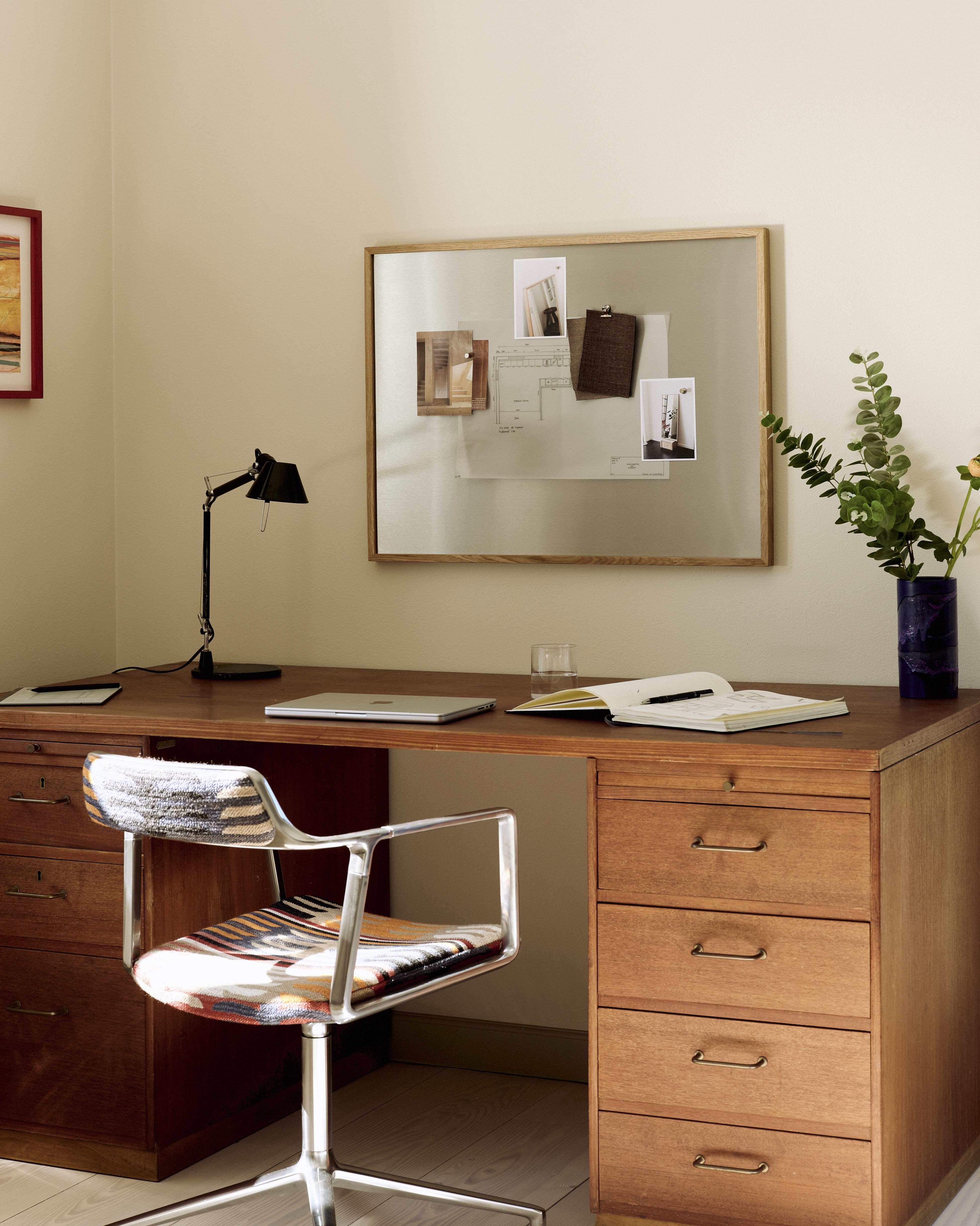 Magnetic Steel Board - Natural Oak