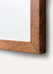 Long Mirror - Dark Oak