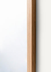 Square Mirror - Natural Oak