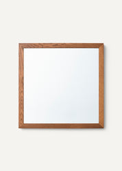 Square Mirror - Dark Oak