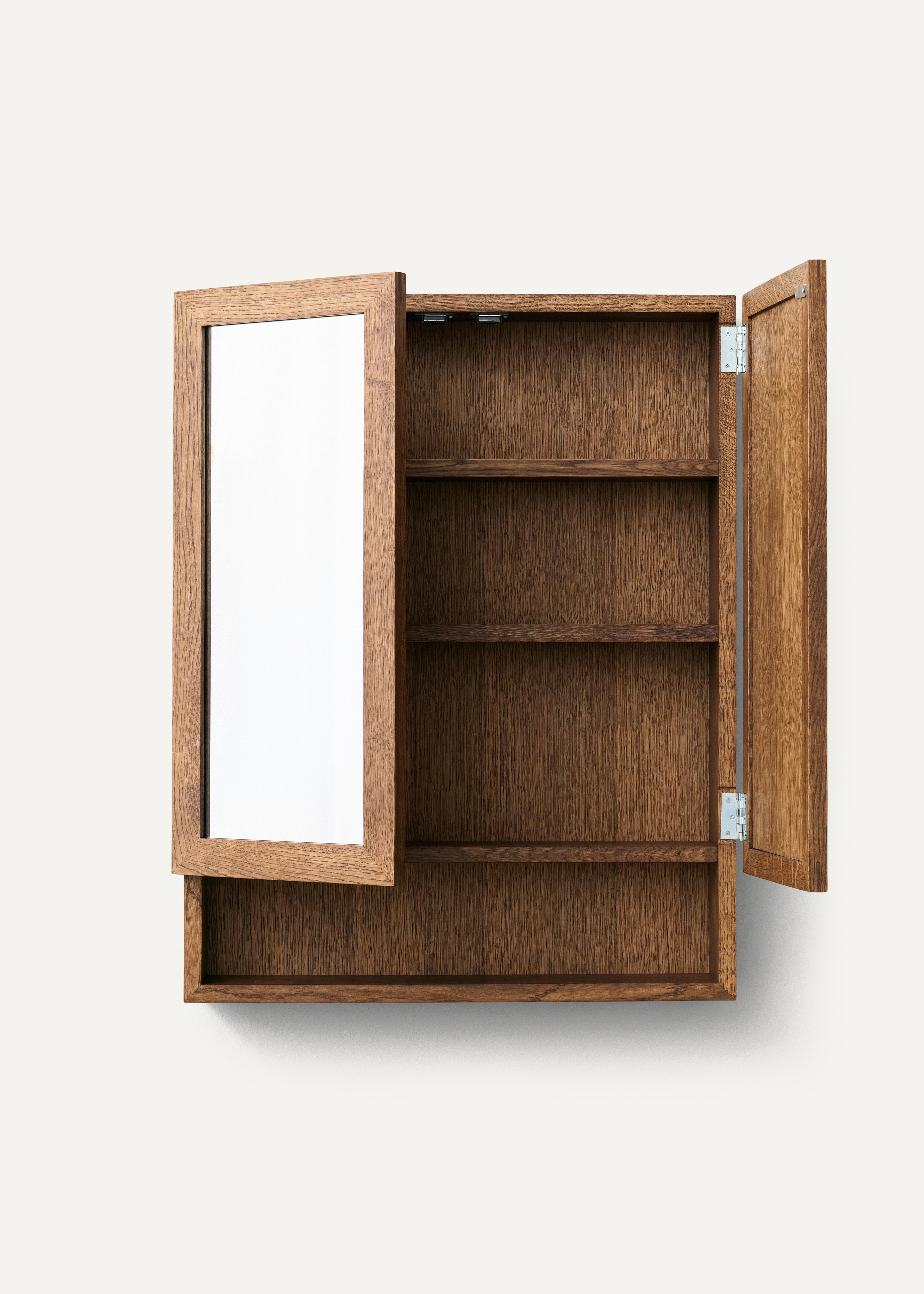 Storage Mirror - Dark Oak